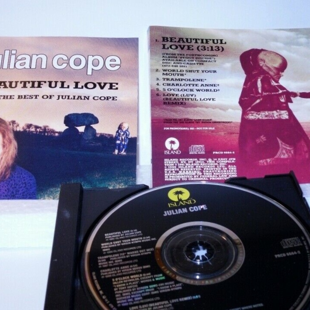 julian cope beautiful love best of promo cd